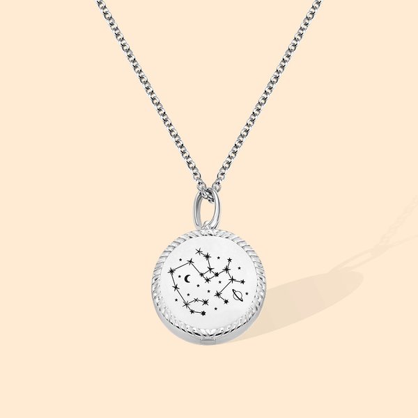 Médaillon de Photo Collier Personnalisé avec Photos et Constellation Cadeau d'Anniversaire pour Elle