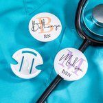 Personalisierte einziehbare ID-Ausweisrolle mit Namen für medizinisches Personal