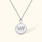 Personalized Photo Locket Necklace with Birth Month Flower Gifts for Her