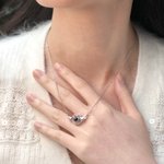 Personalised Wing Heart Photo Projection Memorial Necklace for Her