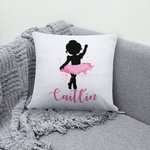 Cuscino personalizzato Ballerina Sequin con nome Regali per lei