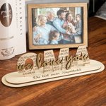 Personalized Wooden I Love You Sign Room Decor Mother's Day Father's Day Birthday Gift for Papa Mama Grandma