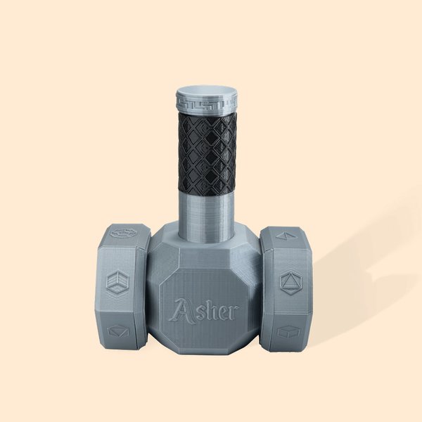 Torre dei dadi personalizzata Hammer DND Conservazione dei dadi per Dungeons and Dragons