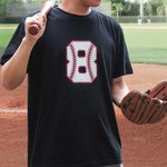 Gepersonaliseerd Honkbal Softbal Nummer Unisex T-shirt voor Vrouwen Mannen Jongens Meisjes