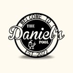 Personalisierte Edelstahl Name und Ort Metall Wandkunst Dekor