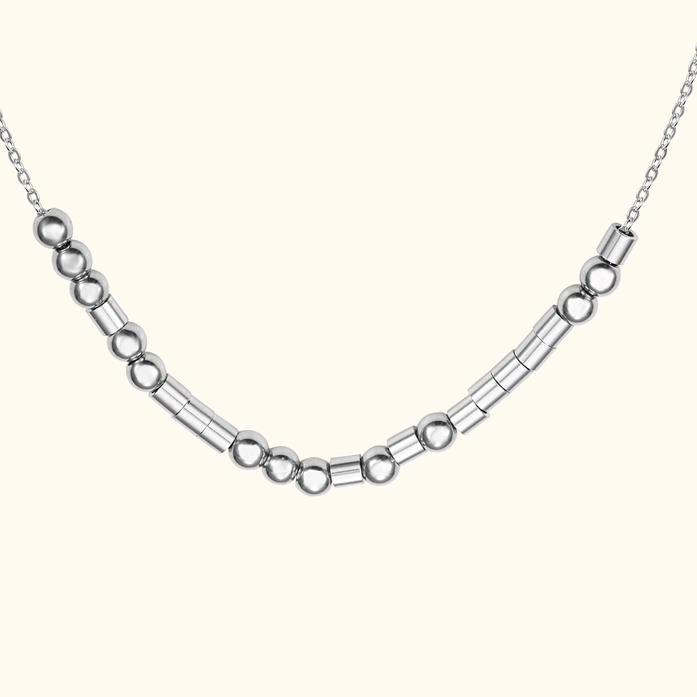 Collana personalizzata con codice Morse Regalo divertente per le donne