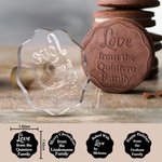 Personalized Name Biscuit Stamp for DIY Baking Decoration Supplies