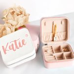 Personalized PU Leather Jewellery Box Gift for Her