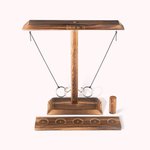 Personalisiertes hölzernes Haken- und Ringspiel Tischspiel für Erwachsene und Kinder