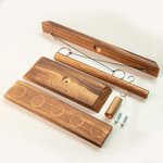 Personalized Wooden Hook and Ring Game Tabletop Game for Adults and Kids