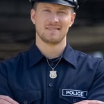 Collana personalizzata con ciondolo a forma del distintivo della polizia in acciaio inossidabile regalo per poliziotti