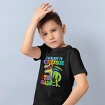Personalized I'm Ready To Crush Back To School Dinosaur Boy T-Shirt