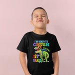 Personalized I'm Ready To Crush Back To School Dinosaur Boy T-Shirt