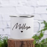 Personalisierte Camping-Emaille-Becher Making Memories One Campsite At a Time