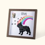 Henkilökohtainen koira Memorial kaulus merkki koukku Pet Loss Keepsake