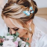 Personalisierte Seide Foto Schmetterling Hochzeit Bouquet mit Shadowbox Memorial Hochzeit Keepsake Geschenk