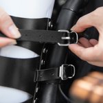 Personalized PU Leather Skull Drink Holder Gift for Motorcycle and Bicycle Lover