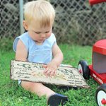 Personalized Retro Floral and Insect and Animal Iron Garden Sign