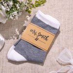 Personalisierte Baumwolle Brautjungfer Socken mitTags Hochzeit Geschenke