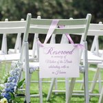 Personalized Multicolor Memorial Seat Sign with Name Memorial Wedding Gift for Family Friend