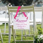Personalized Multicolor Memorial Seat Sign with Name Memorial Wedding Gift for Family Friend