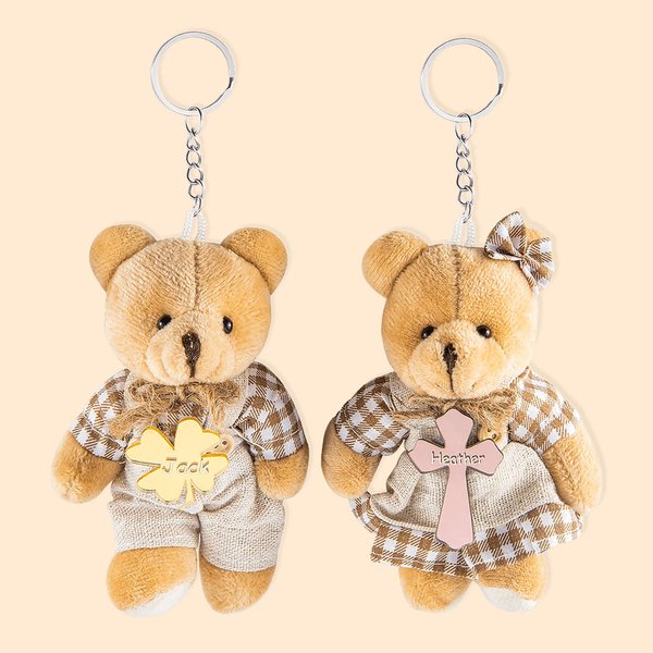 Regalo per la festa del bebè con orsetto personalizzato