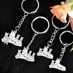 Personalisierte Mama Wolf Keychain mit 1-8 Namen Geschenk für Mutter