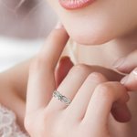 Personalized Celtic Ring with Birthstone