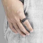 Personalized Greek Mythology Venus Eye Ring