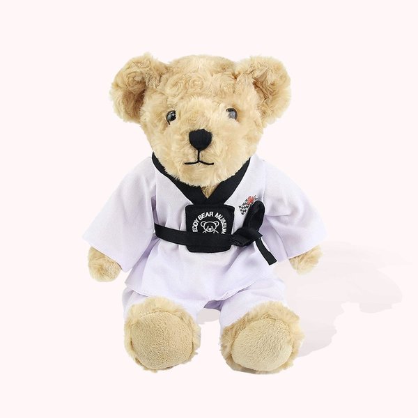 Personalisierter ausgestopfter Taekwondo Uniform Bär