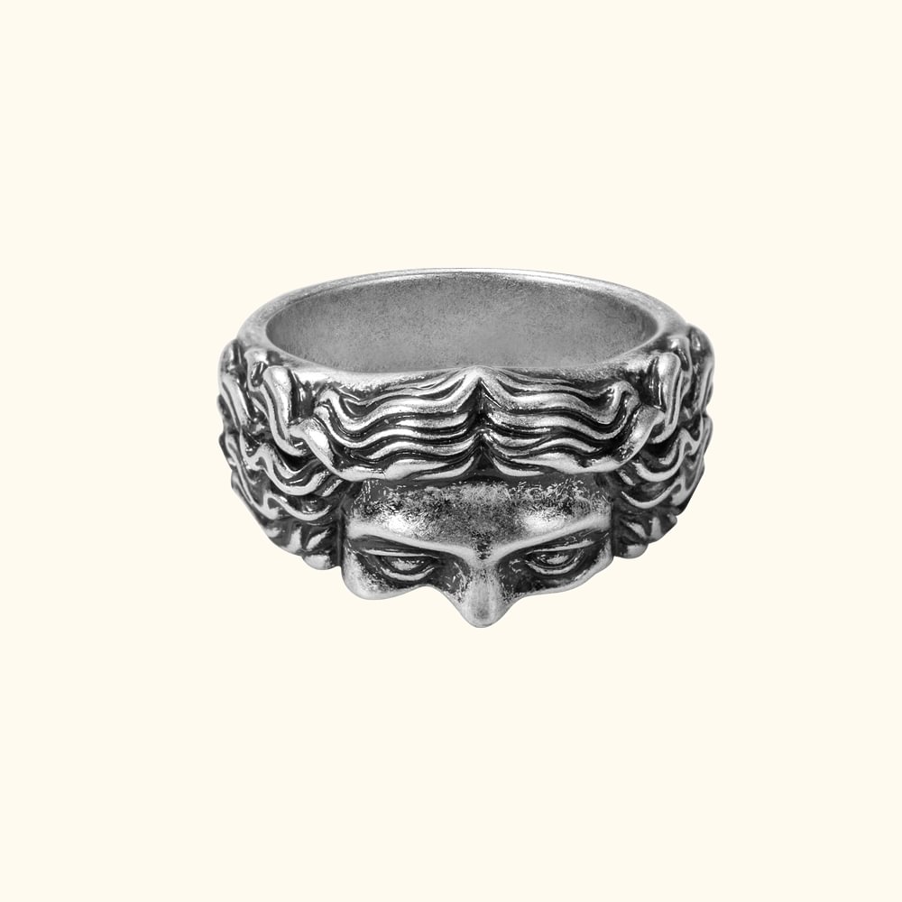 Bague yeux de Vénus De Milo, bijoux mythologiques grecs, argent sterling 925, bague grecque antique avec gravure intérieure