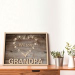 Personalised Canvas Prints Frame with Family Member Names