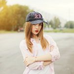 Personalisierte Vintage-Stickerei Baseballmütze mit Nummer für Frauen Mädchen