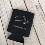 Personalized US State Map Beer Can Cooler for Wedding