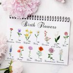 Personalized Birth Flower Bouquet 11oz Ceramic Coffee Mug Mother's Day Birthday Gift for Grandma Mom