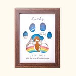 Personalised Rainbow Bridge Pet Memorial Frame