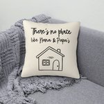 Housse de coussin personnalisée Housse d'oreiller jetable Il n'y a pas de place comme chez soi