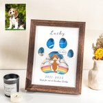 Personalised Rainbow Bridge Pet Memorial Frame