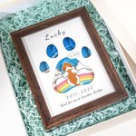 Personalised Rainbow Bridge Pet Memorial Frame