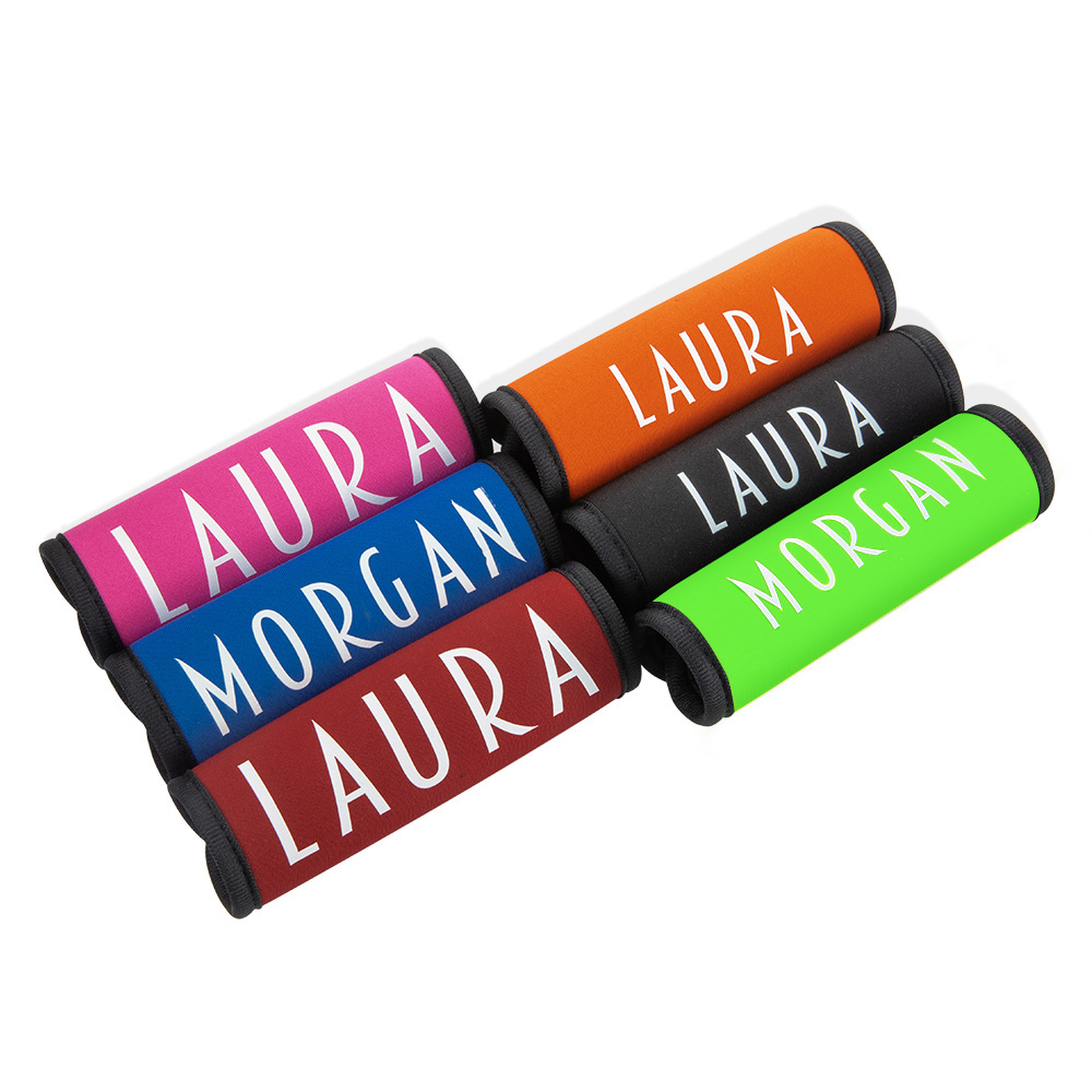 Personalised Luggage Handle Wrap Tag with Name, Peosonalized Bag