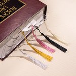 Personalized Clear Acrylic Bookmark with Tassel for Book Lovers
