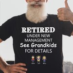 Personalised Retired T-shirt Under New Management