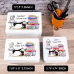Personalized Metal Sewing Storage Tin with Painted Sewing Machine Gifts for Tailor
