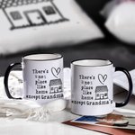 Mug en Céramique Personnalisé avec Nom Cadeau d'Anniversaire de Fête des Mères pour Maman Grand-mère
