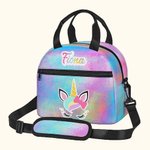 Personalized Fantasy Unicorn Lunch Bag for Kids