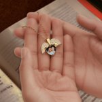 Collier Coeur Personnalisé Bijoux Raffinés en Zircon Cadeau d'Anniversaire pour Femme Couple