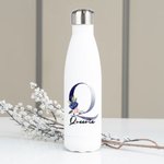 Botella Floral de Acero Inoxidable Personalizada con Nombre