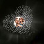 Personalised Heart Shaped Photo Projection Necklace for Birthday Anniversary Memorial Gift