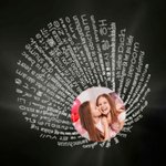 Personalised Heart Shaped Photo Projection Necklace for Birthday Anniversary Memorial Gift