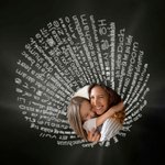 Personalized Projection Photo Necklace for Women Anniversary Birthday Gifts